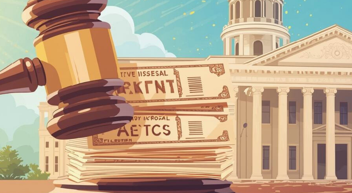 traffic ticket courthouse graphic